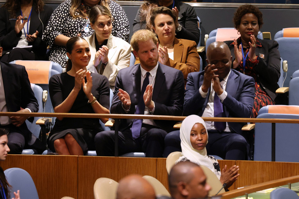 Meghan Markle i książę Harry w Nowym Jorku na zgromadzeniu ONZ