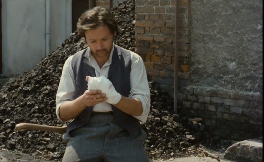 Český herec Rudolf Hrušínský mladší vo filme Postřižiny.
