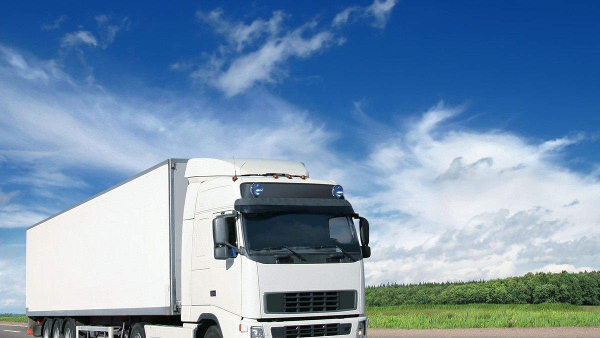 white truck on country highway