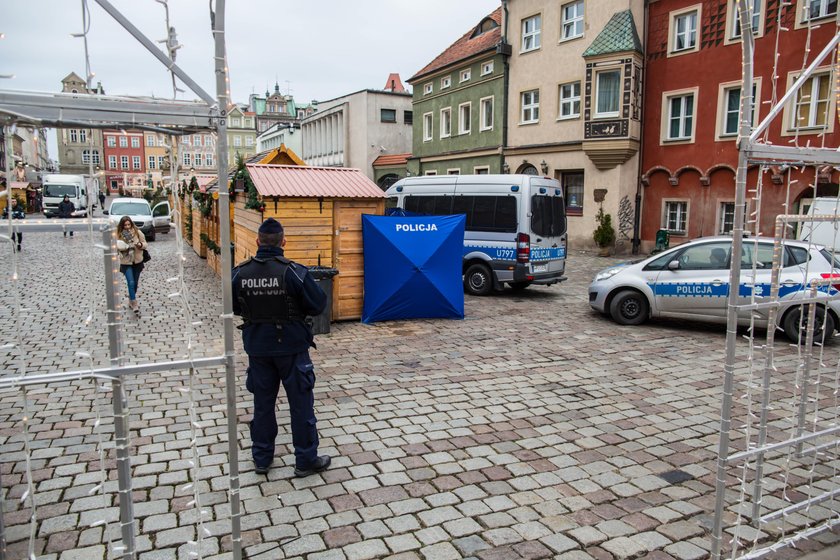 Poznań: 21-latek powiesił się na jarmarku bożonarodzeniowym