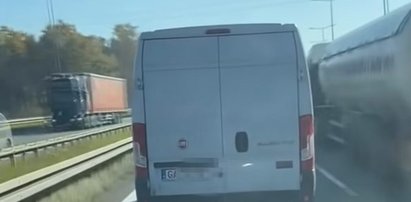 Szokujący incydent na autostradzie A4. Bus nie chciał przepuścić karetki na sygnale