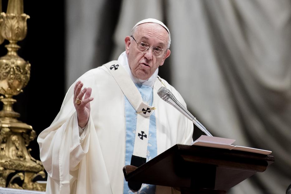 Ferenc pápa megdöbbentő dolgot mondott /Fotó: AFP