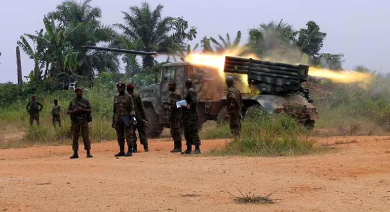 The Democratic Republic of Congo army has been carrying operations against the ADF militia
since October