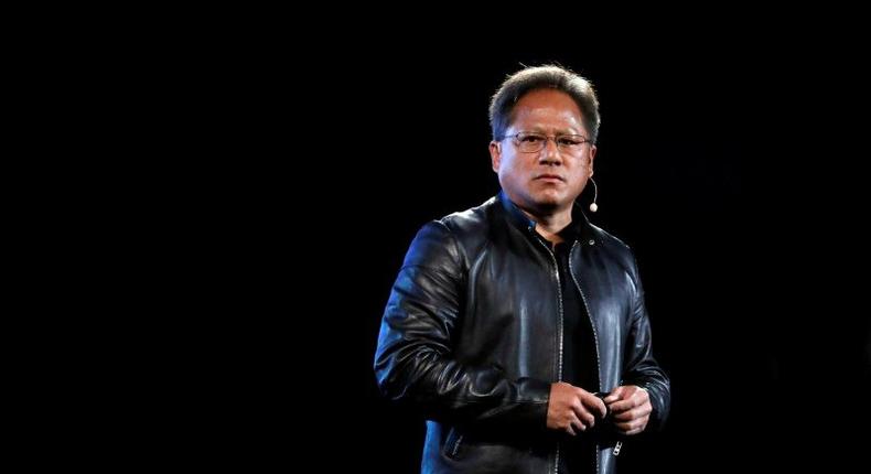 FILE PHOTO: Nvidia co-founder and CEO Jensen Huang attends an event during the annual Computex computer exhibition in Taipei, Taiwan May 30, 2017. REUTERS/Tyrone Siu