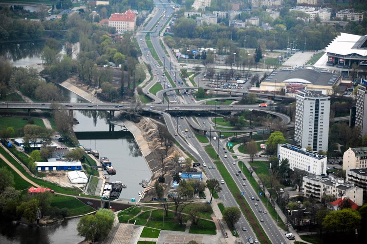 Port Czerniakowski i Wisłostrada