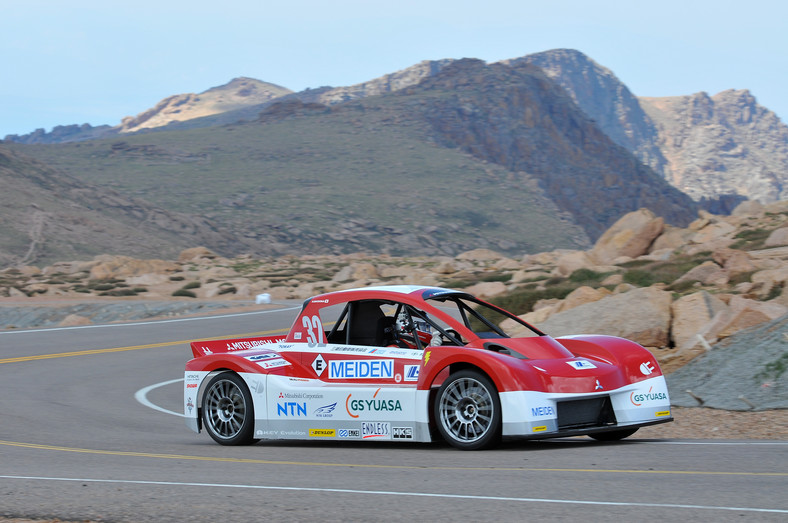 Mitsubishi i-MiEV Evolution na szczycie Pikes Peak