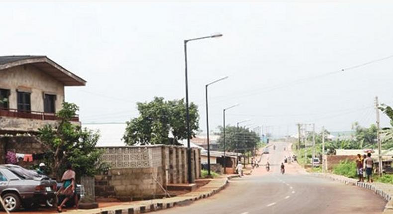 The Imota area in Ikorodu