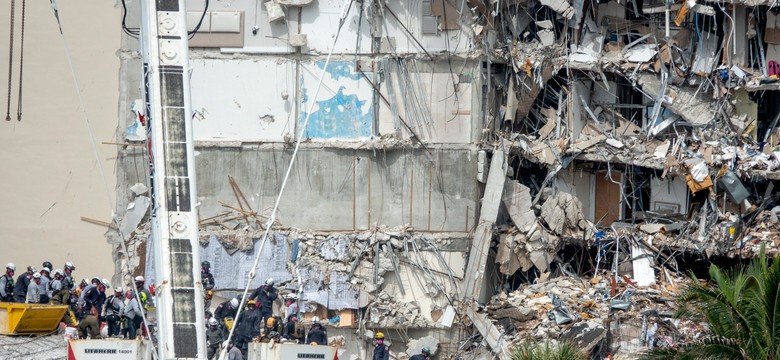Rośnie iczba ofiar zawalenia się apartamentowca na Florydzie