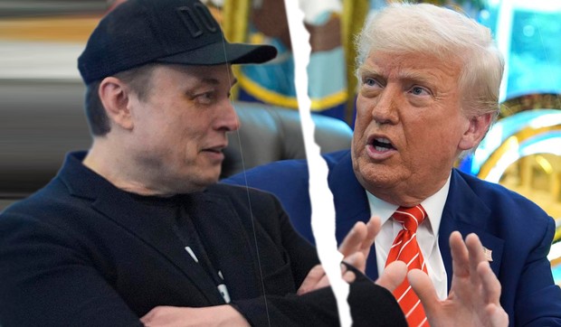 Donald Tramp i Ion Mask