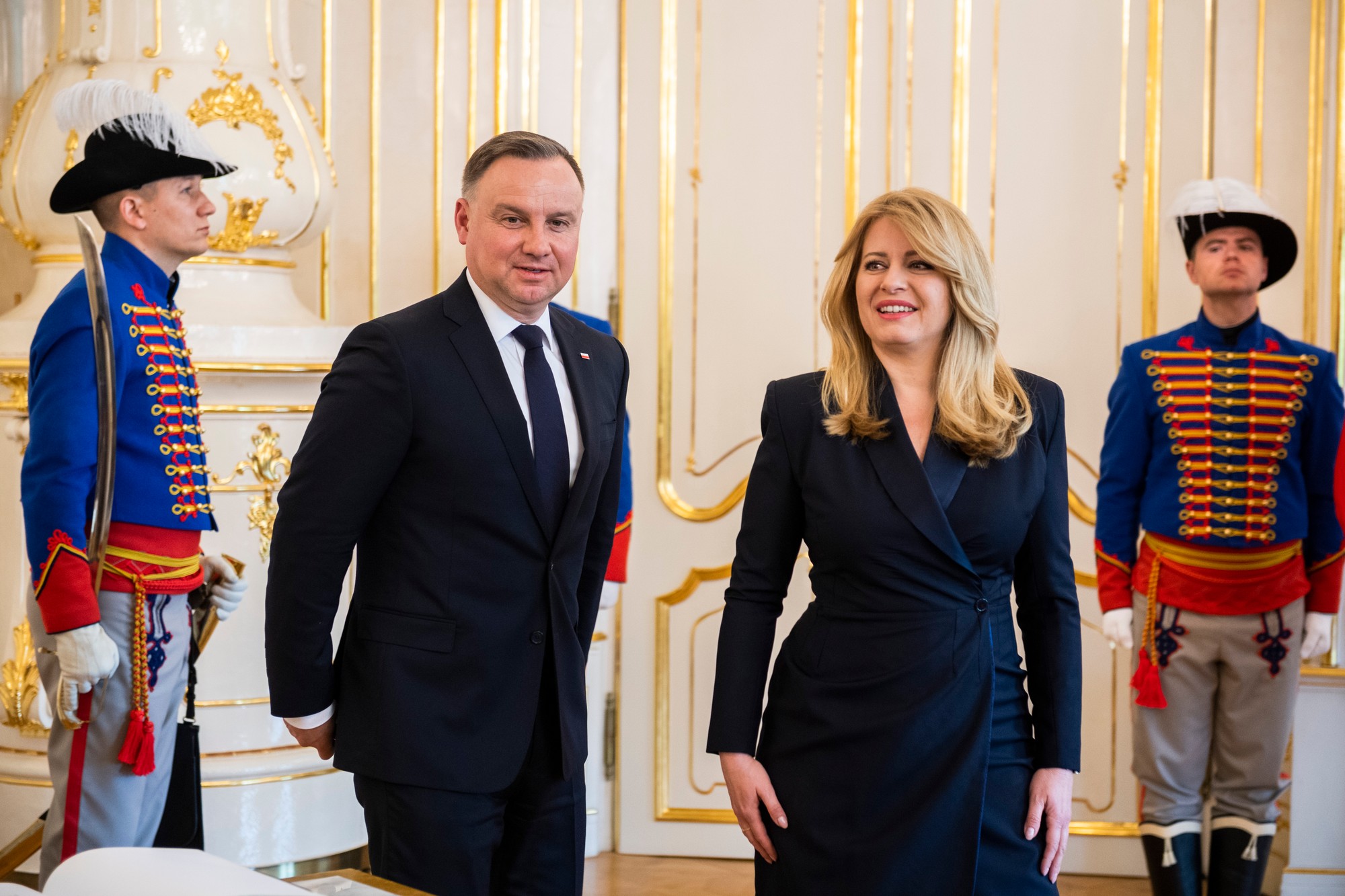 Prezidentka SR Zuzana Čaputová a poľský prezident Andrzej Duda.