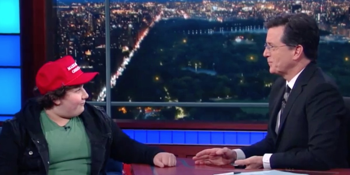 Stephen Colbert gets a schoolyard bully to explain Donald Trump's 'juvenile' nicknames