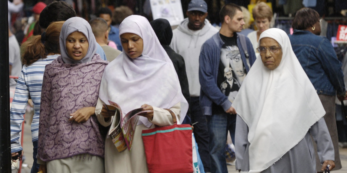 muzułmanki w Londynie