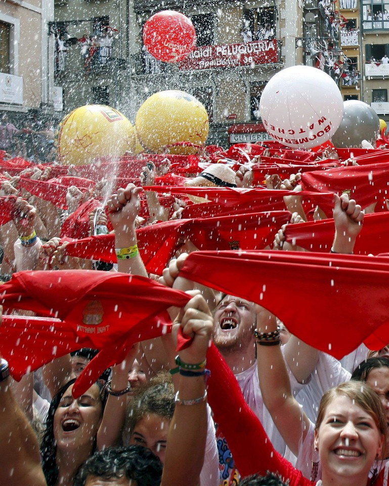 HISZPANIA PAMPELUNA FIESTA ŚW. FERMINA