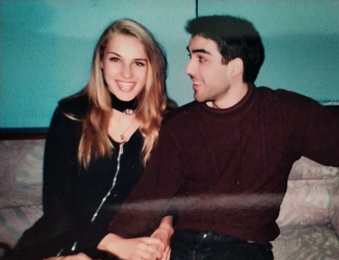 Jelena i Aleksandar Gajšek 1993. godine