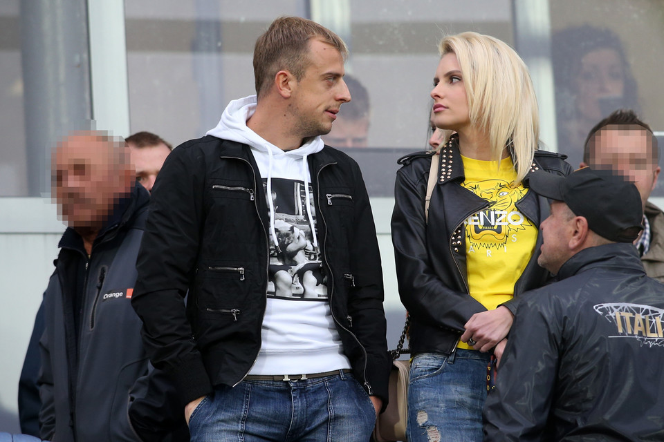 Kamil Grosicki i Dominika Grosicka