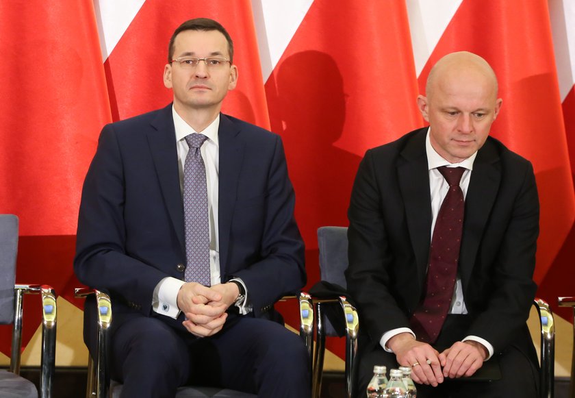 Mateusz Morawiecki i Paweł Szałamacha