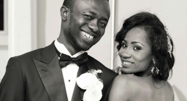 Kweku Nketia and bride