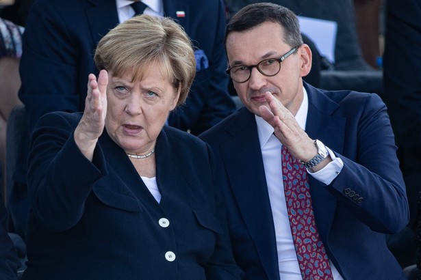 Angela Merkel i Mateusz Morawiecki