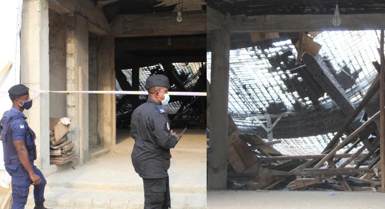 Building collapse at Adabraka leaves 2 injured
