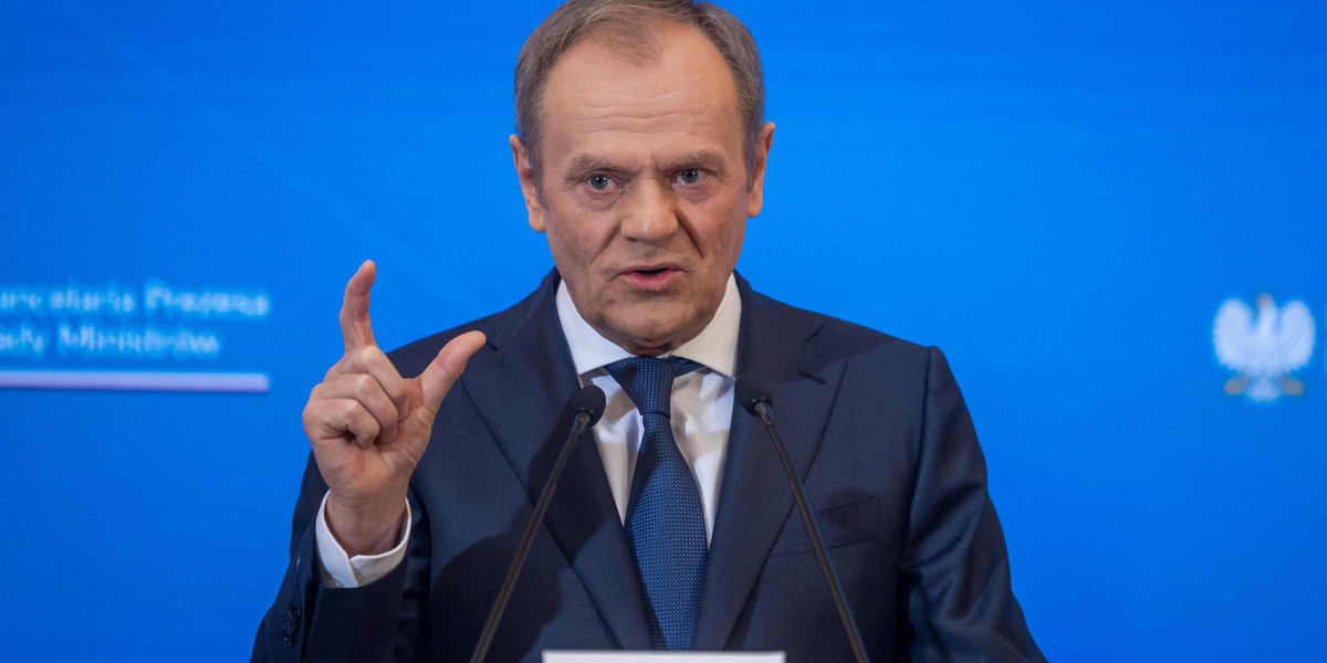 Donald Tusk ostro o starciach przed Sejmem. 