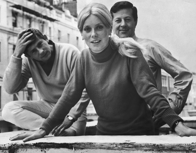 Roman Polański, Catherine Deneuve i Eugene Gutowski (1964 r.)