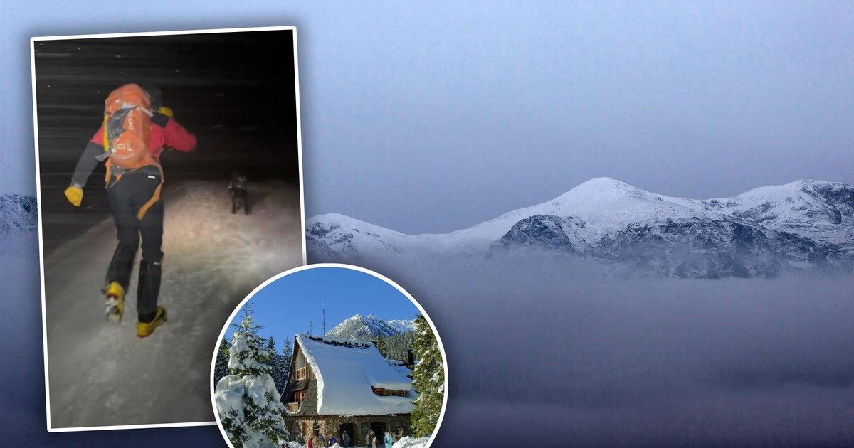 Samotny turysta utknął w śnieżycy. Nocna walka o życie w Tatrach