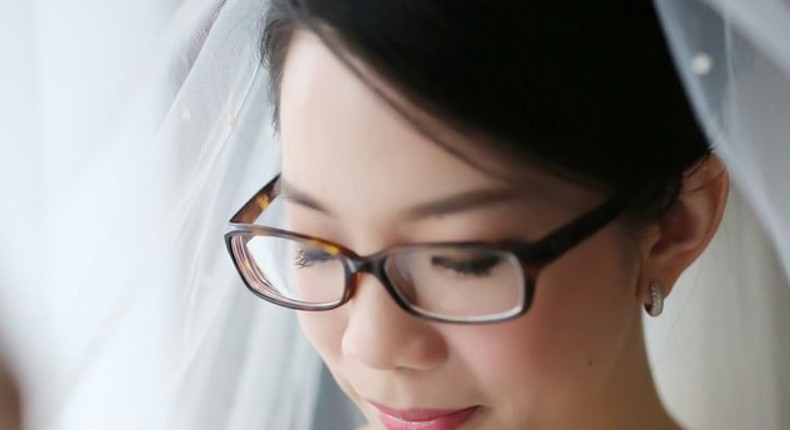 Bespectacled Bride