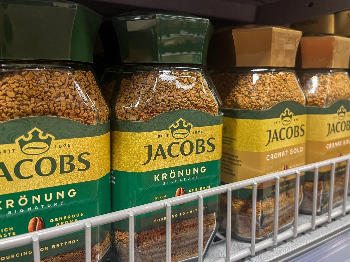 Riga,,Latvia,-,September,04,,2025:,Jacobs,Coffee,Jars,Are