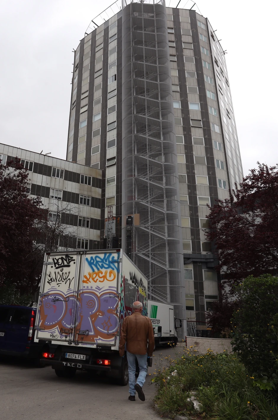 Kamion donosi voće koje su donirale pijace u bolnicu La Paz