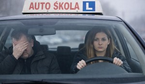 auto-škola, ilustracija