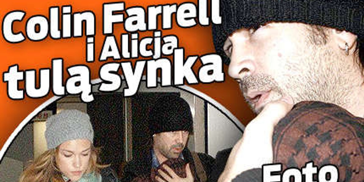 Colin Farrell i Alicja tulą synka. FOTY i WIDEO