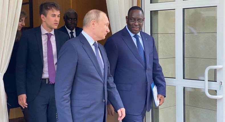 Macky Sall invité par Vladimir Poutine