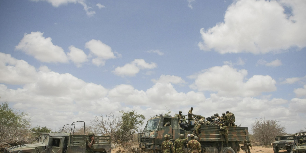 Żołnierze z Kenii