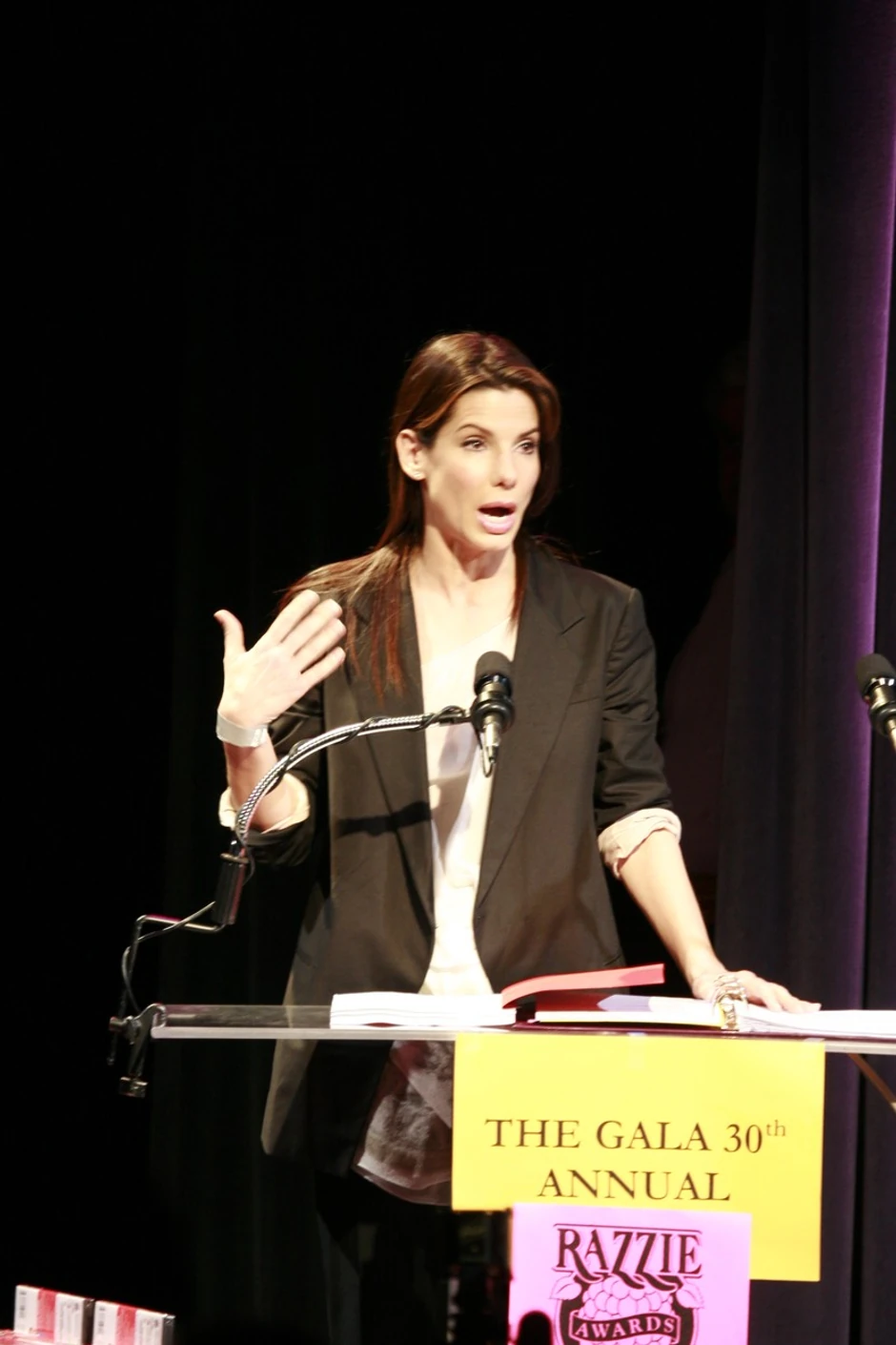 Sandra Bulok na dodeli Zlatne maline