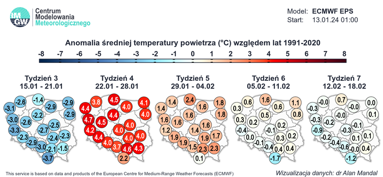 Chłód z północy może się pojawić w Polsce już w lutym