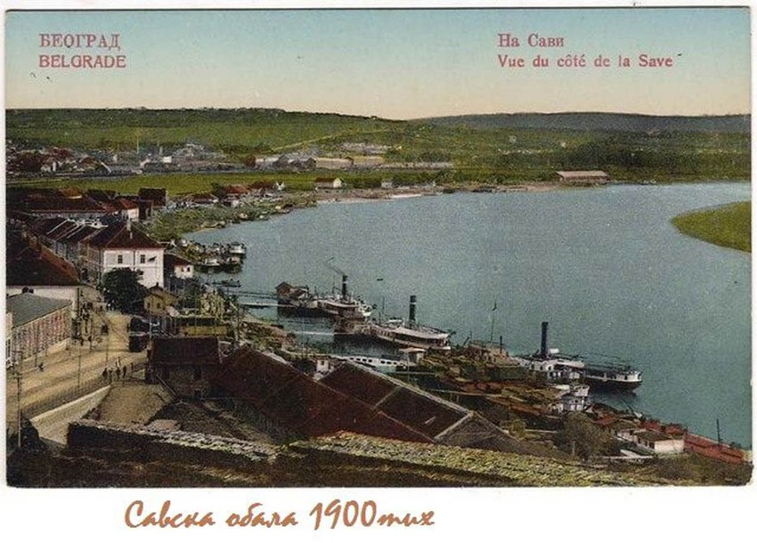 Savska obala, 1910.