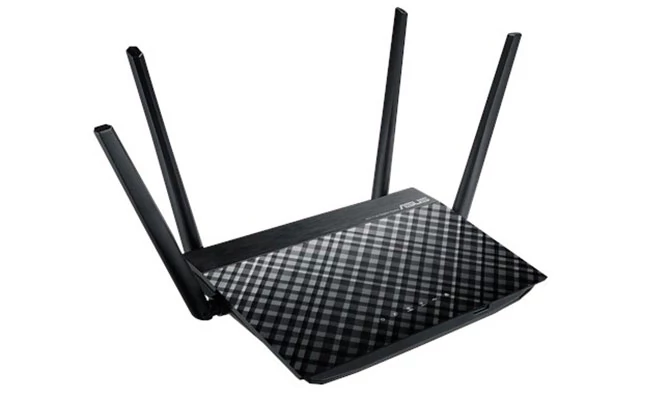 Asus RT-AC58U (2,4 GHz - do 400 Mb/s, 5 GHz - do 867 Mb/s)  - router standardu AC1300, MU-MIMO, formowanie wiązki, port USB, współdzielenie sieci 3G/4G