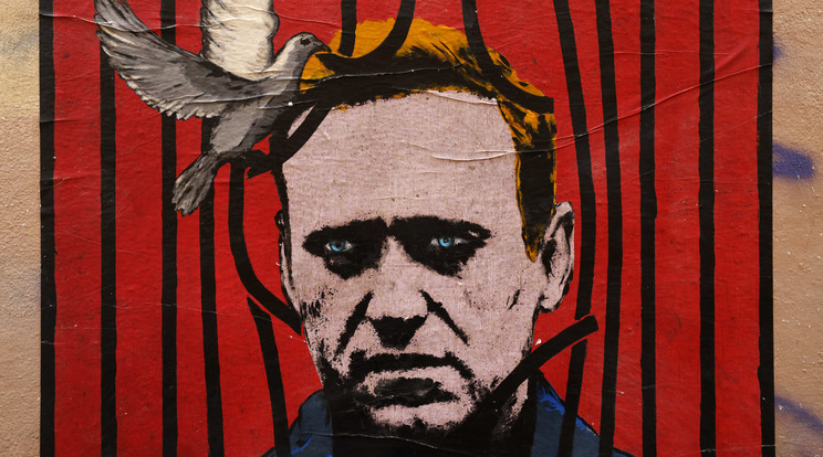 A nyitóképen: Navalnij nevét mindenhol ismerik - ez a kép például egy római épület falán van és a street art jeles képviselője, Harry Greb készítette / Fotó: Northfoto