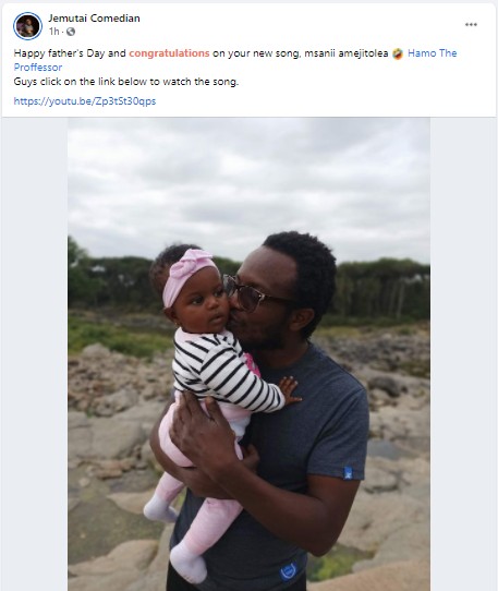 Fans go ham on Jemutai over her message to Prof.Hamo on Father's Day