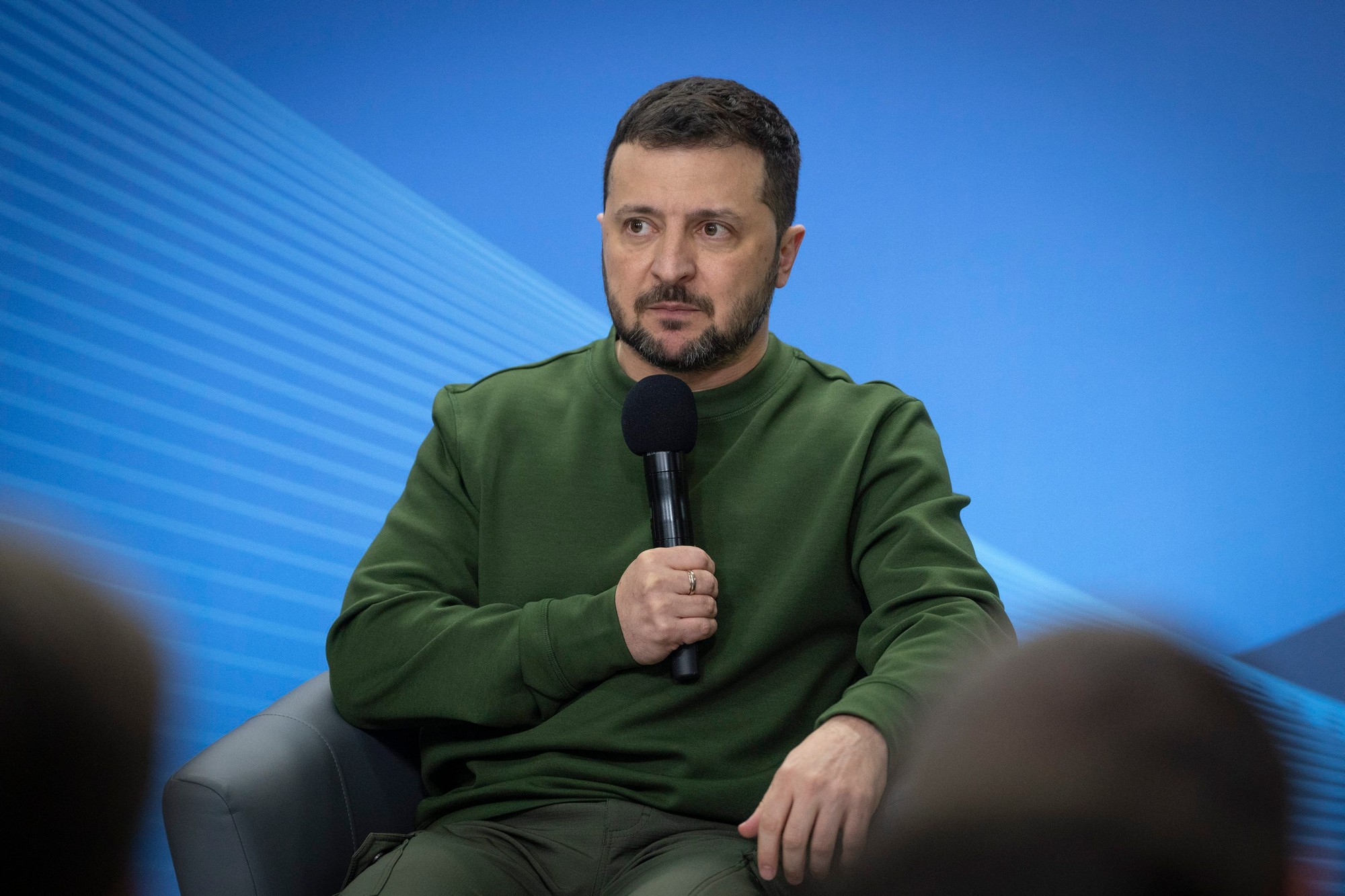 Ukrajinský prezident Volodymyr Zelenskyj.