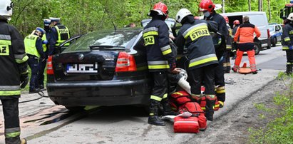 Kraksa w Brzechowie. Do szpitala trafiły cztery osoby, w tym 10-miesięczne dziecko