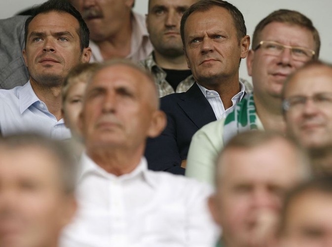 Na meczach u boku Tuska często widywano Sławomira Nowaka