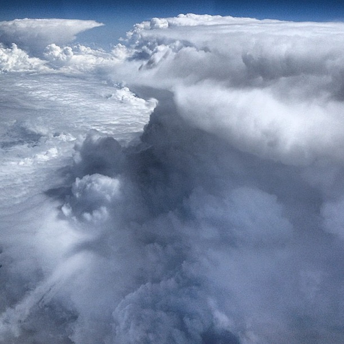 Chmury, zdjęcie z profilu Dmitrija Miedwiediewa