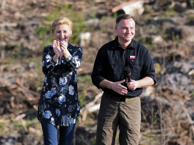 Agata Kornhauser-Duda i Andrzej Duda