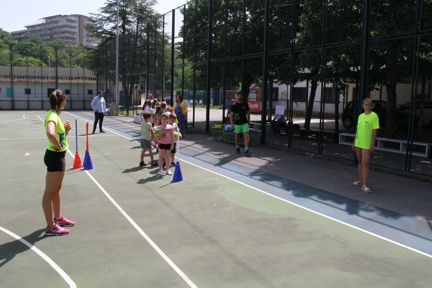 Obilazak letnjeg sportskog kampa u Rakovici.