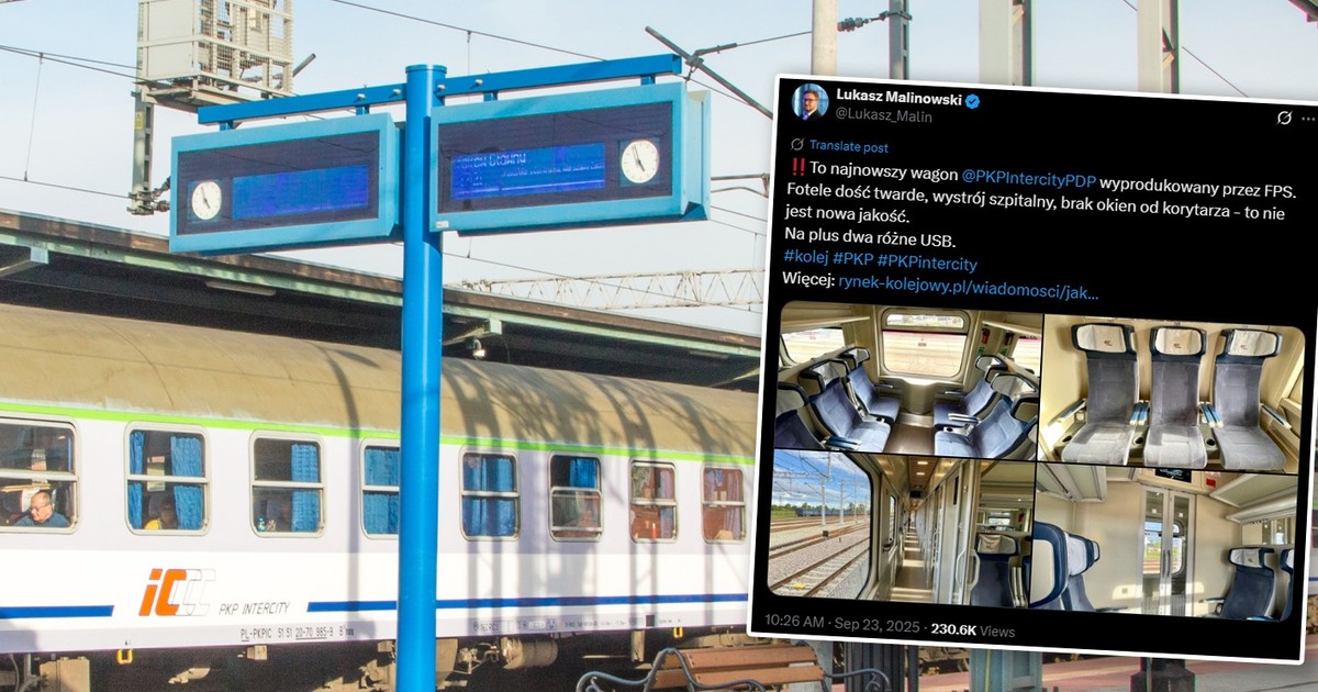 Burza po zaprezentowaniu nowych wagonów PKP. "Wystrój szpitalny, brak okien"