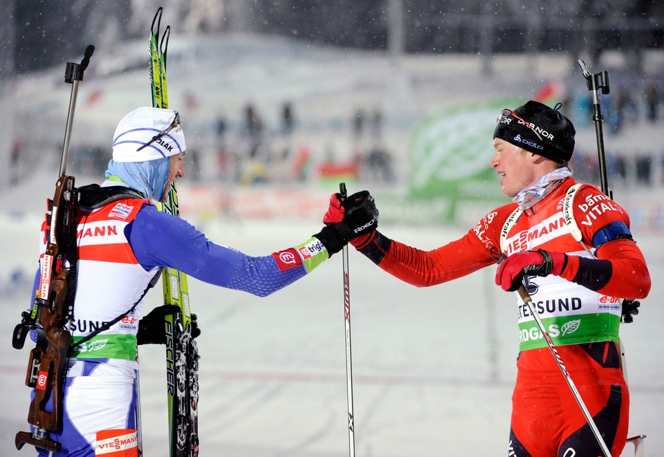 SWEDEN BIATHLON PURSUIT SWEDEN MEN