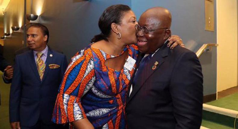 Nana Addo and Rebecca Akufo-Addo