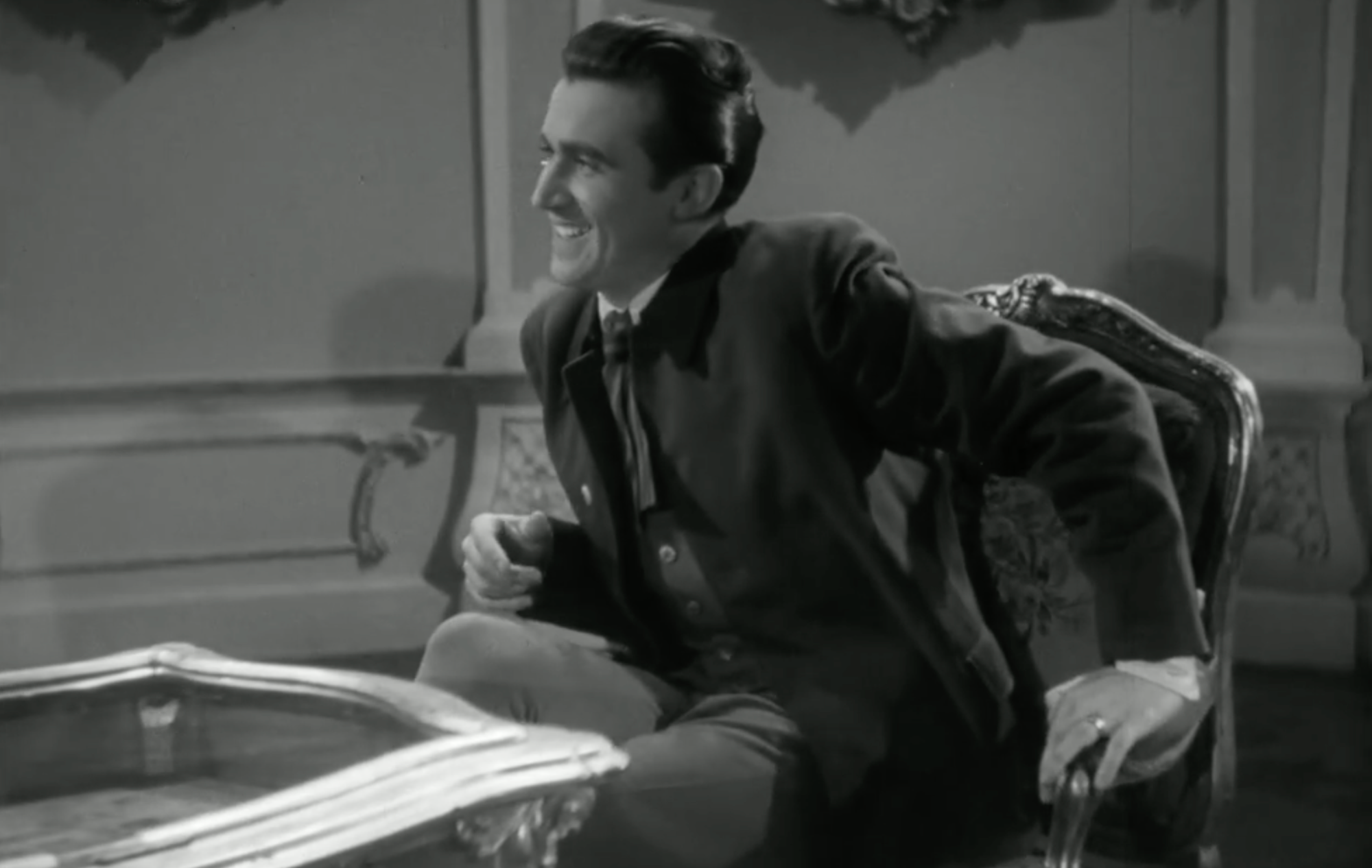 Český divadelný a filmový herec Zdeněk Dítě vo filme Prstýnek (1944).