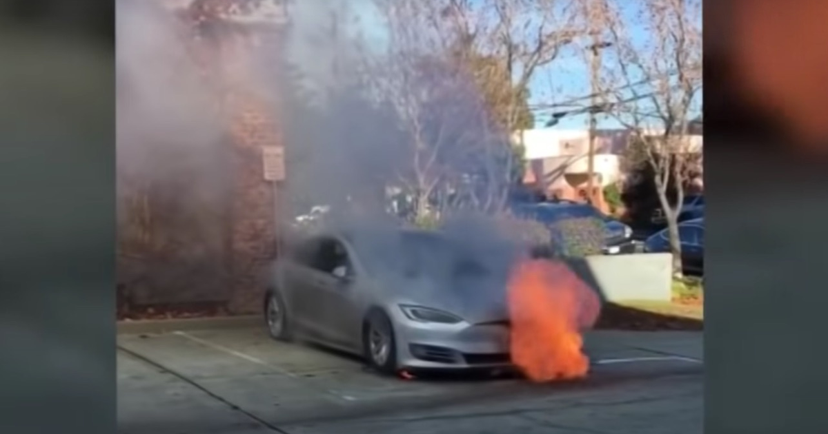 A Tesla Model S reportedly bursts into flames twice after getting a ...